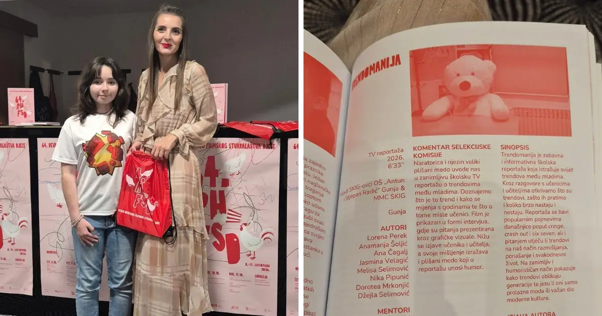 "Trendomanija" mladih filmaša iz Gunje među sedam odabranih TV reportaža